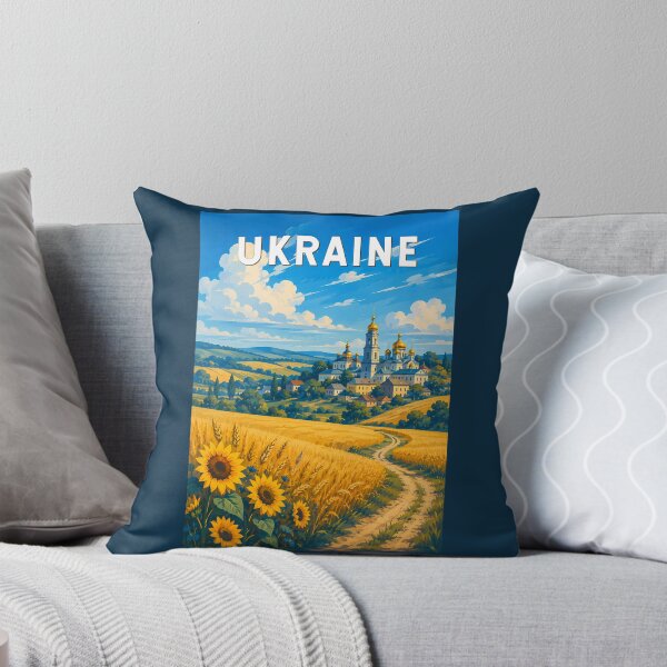Item preview, Ukraine Illustration Travel Art Vintage designed and sold by KrisSidDesigns.