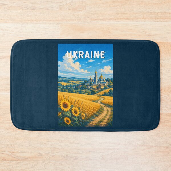 Item preview, Ukraine Illustration Travel Art Vintage designed and sold by KrisSidDesigns.