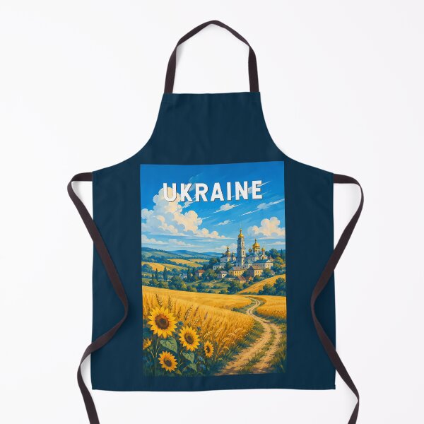 Item preview, Ukraine Illustration Travel Art Vintage designed and sold by KrisSidDesigns.