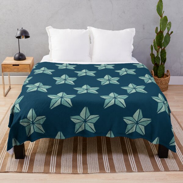 Item preview, 3D Geometric Star Pattern | Navy Teal Seamless Modern Scandinavian  designed and sold by Dino-Lune.