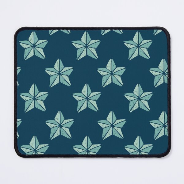 Item preview, 3D Geometric Star Pattern | Navy Teal Seamless Modern Scandinavian  designed and sold by Dino-Lune.