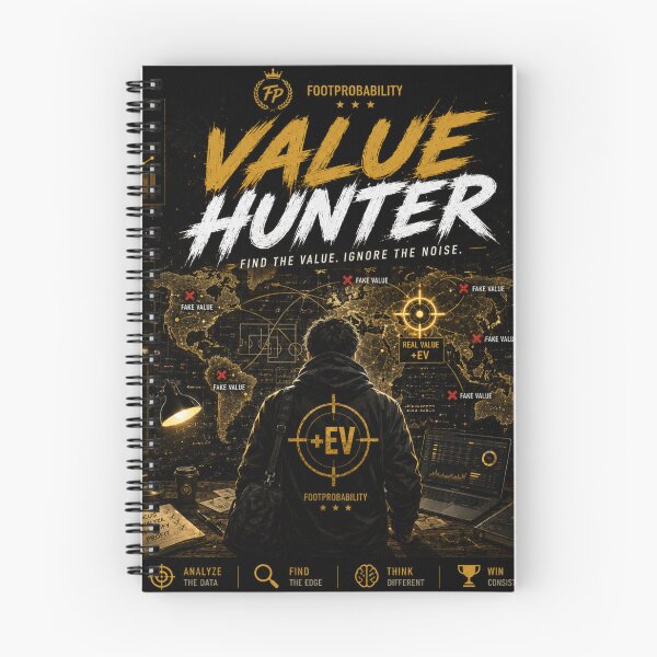Aperçu de l'œuvre Value Hunter – Football Analytics Edition créée et vendue par FootProbability.