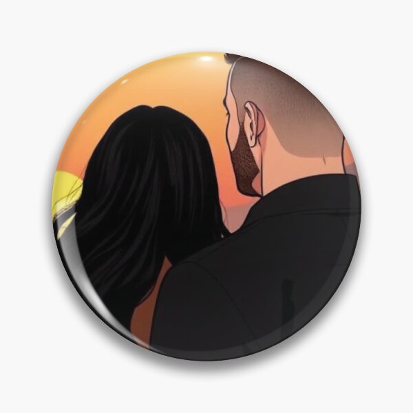 Item preview, Sunset Love Couple Illustration designed and sold by     Pink Chaos Club.