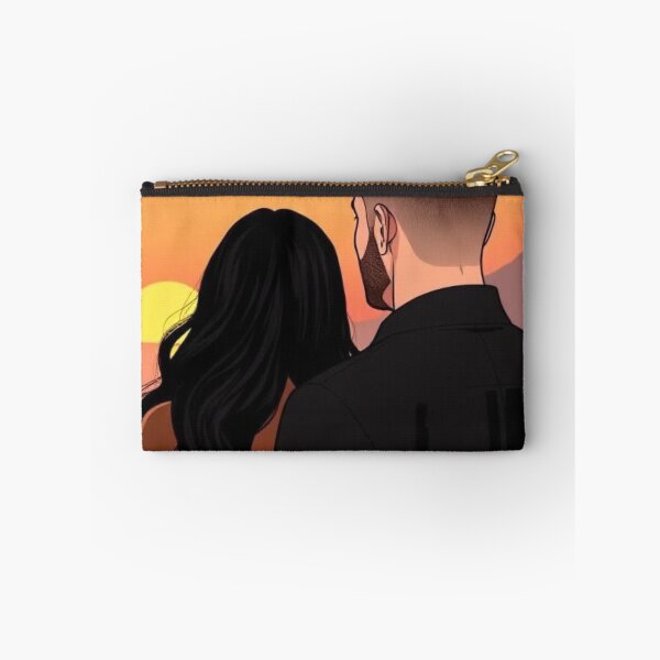 Item preview, Sunset Love Couple Illustration designed and sold by     Pink Chaos Club.
