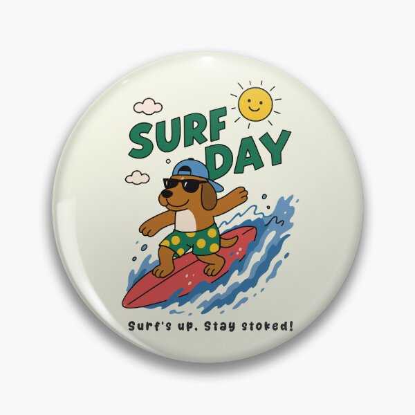 Item preview, Funny Dog Surfing Surf Day Beach Summer Boys Girls Kids designed and sold by rafaeltto.
