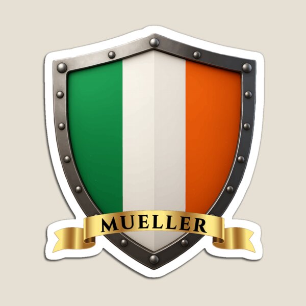 Item preview, Mueller Irish Heritage Crest Shield designed and sold by Highlandkings.