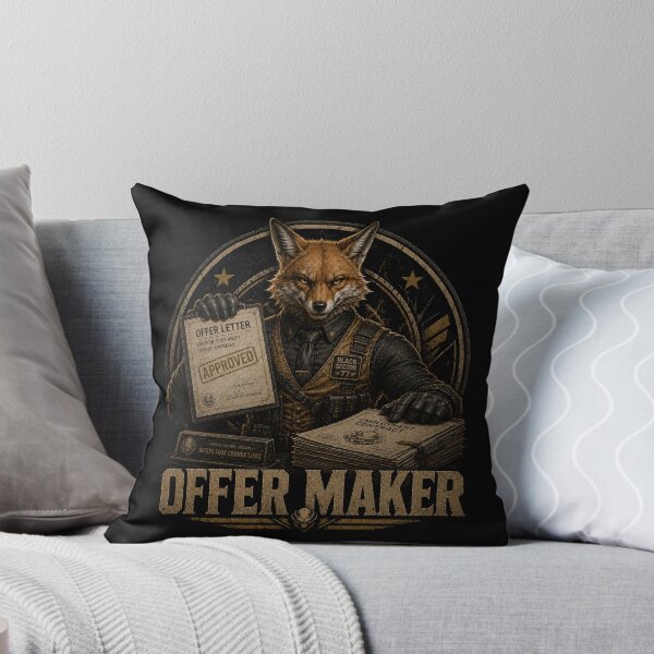 Item preview, Offer Maker – HR Fox Recruiter Black Sector 77 designed and sold by BlackSector77.