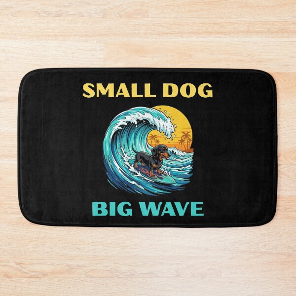 Item preview, Small Dog Big Wave Funny Dachshund Gift designed and sold by Domel9674.
