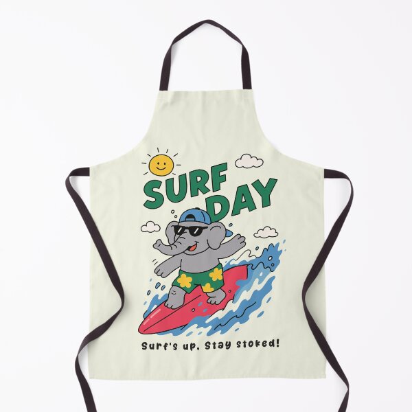 Item preview, Funny Elephant Surfing Surf Day Beach Summer Boys Girls Kids designed and sold by rafaeltto.