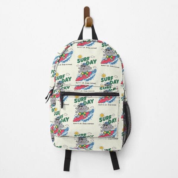 Item preview, Funny Elephant Surfing Surf Day Beach Summer Boys Girls Kids designed and sold by rafaeltto.