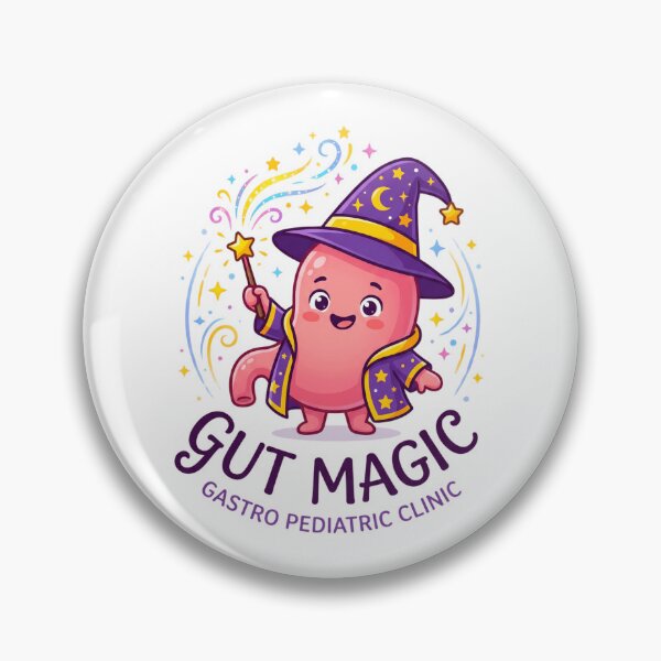 Item preview, Gut Magic Wizard Stomach - Cute Gastro Pediatric Clinic Art designed and sold by fit-and-fine26.