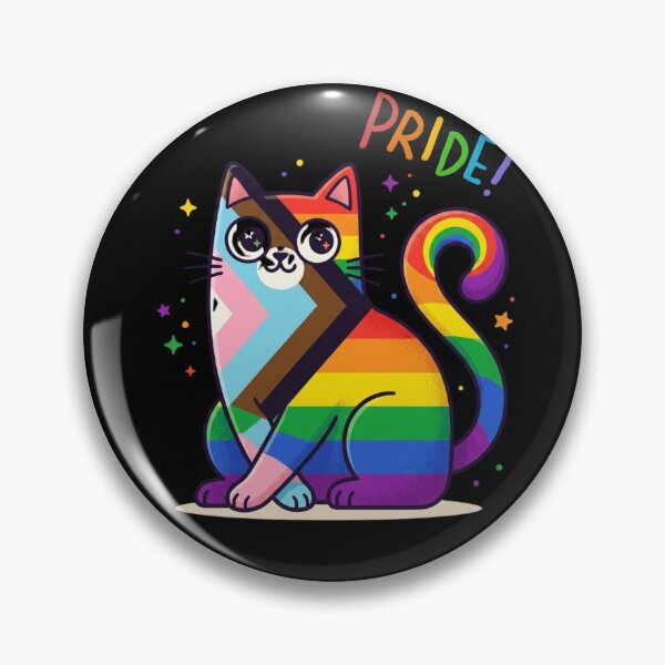 Item preview, Cute rainbow pride cat with stars designed and sold by FloreizaArt.