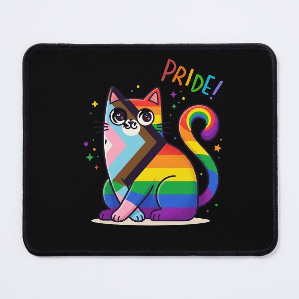 Item preview, Cute rainbow pride cat with stars designed and sold by FloreizaArt.