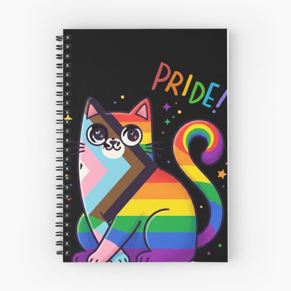 Item preview, Cute rainbow pride cat with stars designed and sold by FloreizaArt.