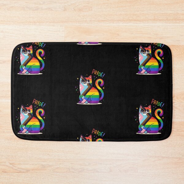 Item preview, Cute rainbow pride cat with stars designed and sold by FloreizaArt.