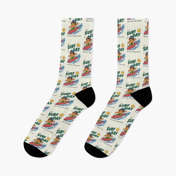Item preview, Funny Dog Surfing Surf Day Beach Summer Boys Girls Kids designed and sold by rafaeltto.