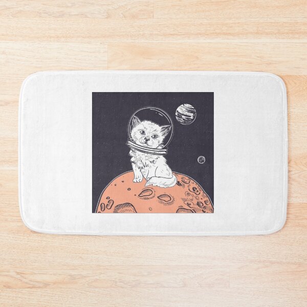 Item preview, Cute Space Cat Astronaut on Mars designed and sold by Saeed  Ahmad.