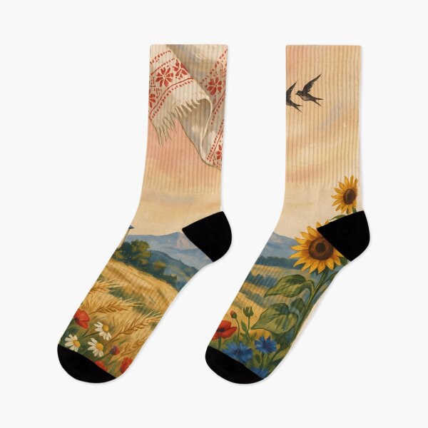Item preview, Ukraine Ukrainian Landscape Illustration Travel Art Vintage designed and sold by KrisSidDesigns.