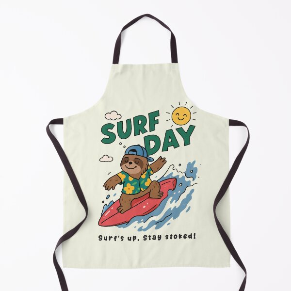 Item preview, Funny Sloth Surfing Surf Day Beach Summer Boys Girls Kids designed and sold by rafaeltto.
