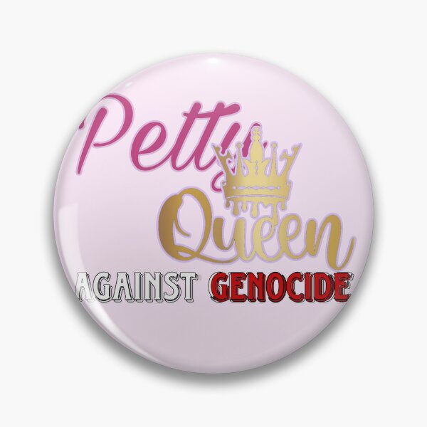 Item preview, Petty Queen Against Genocide WordArt Charlotte Dobre Fanart designed and sold by feardeargcrafts.