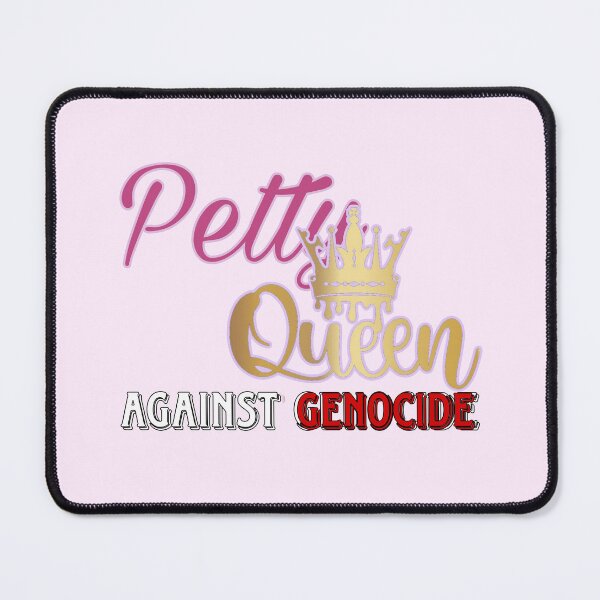 Item preview, Petty Queen Against Genocide WordArt Charlotte Dobre Fanart designed and sold by feardeargcrafts.