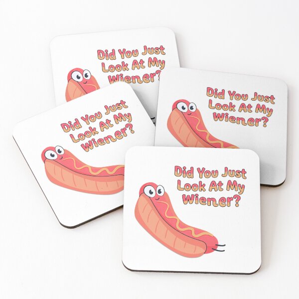 Item preview, Did You Just Look At My Wiener Funny Hot Dog Lover Food Pun Gag Gift designed and sold by RetroMini2026.
