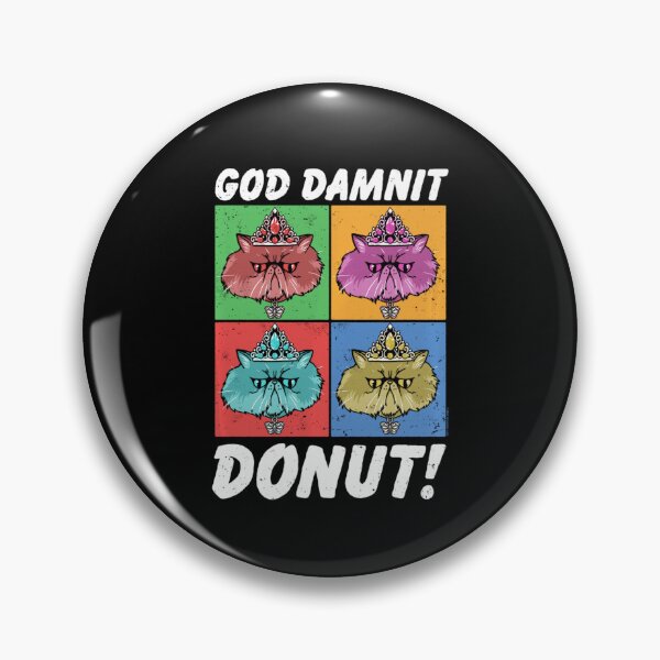 Item preview, Donut Cat Pop Poster Design Today Graphic Art designed and sold by JohnCarmichael.