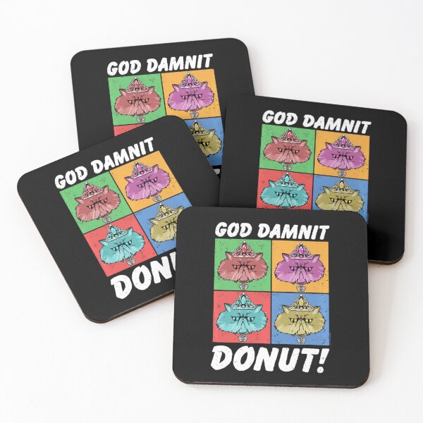 Item preview, Donut Cat Pop Poster Design Today Graphic Art designed and sold by JohnCarmichael.
