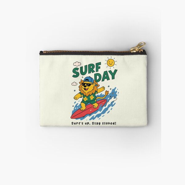 Item preview, Funny Lion Surfing Surf Day Beach Summer Boys Girls Kids designed and sold by rafaeltto.