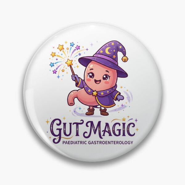 Item preview, Copy of Gut Magic Wizard Stomach - Cute Gastro Pediatric Clinic Art designed and sold by fit-and-fine26.