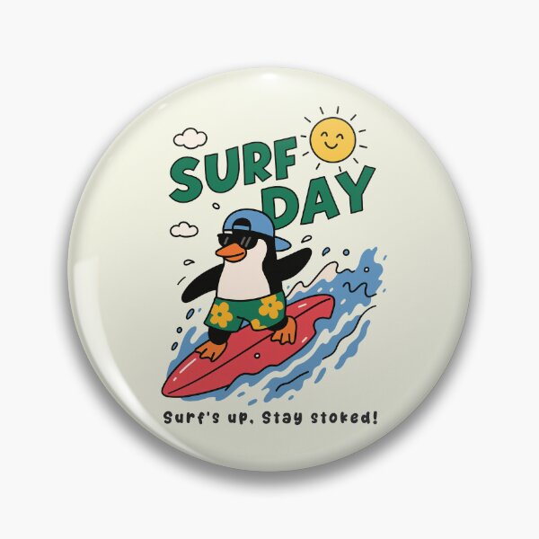 Item preview, Funny Penguin Surfing Surf Day Beach Summer Boys Girls Kids designed and sold by rafaeltto.