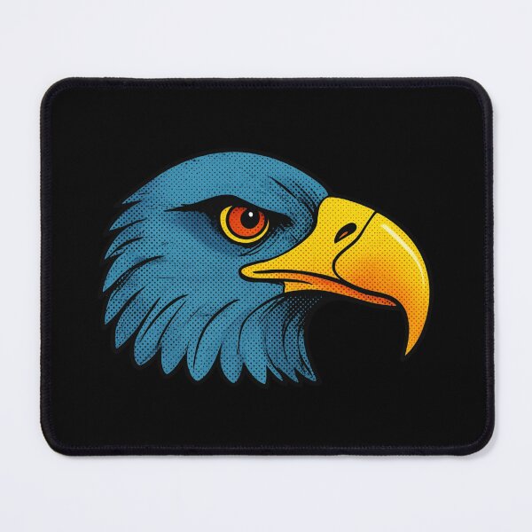 Item preview, Mod Nature Art No.12: Retro Pop Art Eagle Head designed and sold by NO BEAVER NO PUNK.