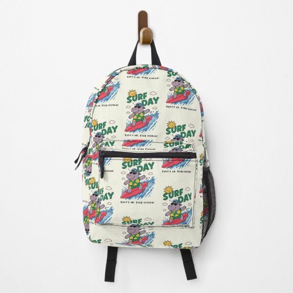 Item preview, Funny Hippopotamus Surfing Surf Day Beach Summer Boys Girls Kids designed and sold by rafaeltto.