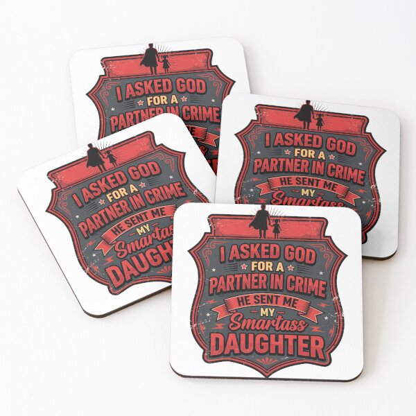 Item preview, Partner in Crime Smartass Daughter Dad Design designed and sold by TshirtsOnline-.