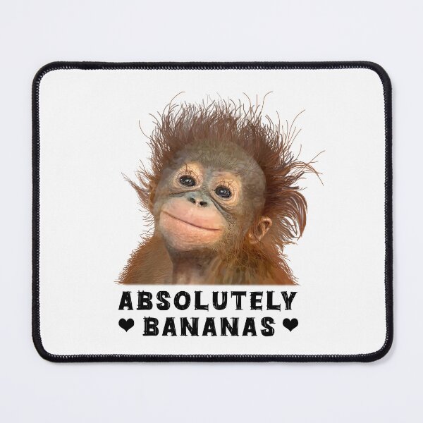 Item preview, Baby Orangutan Gunung International Animal Rescue Absolutely Bananas. All proceeds from this sale go to animal charities and rescues designed and sold by AnimalFriends1.