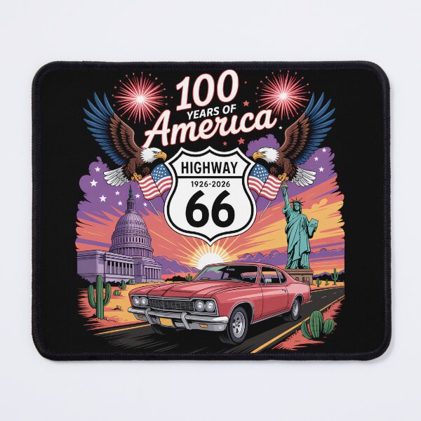 Item preview, Highway 66 Centennial Car Anniversary 100 Years 1926-2026 designed and sold by SEBANOX.