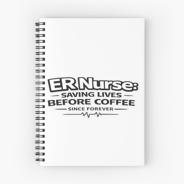 Item preview, ER Nurse Saving Lives Before Coffee Since Forever Funny Nurse Gift designed and sold by NurseVibesShop5.