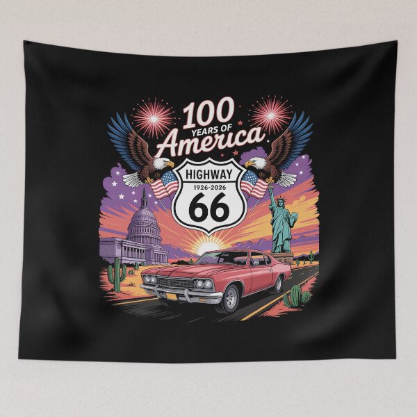 Item preview, Highway 66 Centennial Car Anniversary 100 Years 1926-2026 designed and sold by SEBANOX.