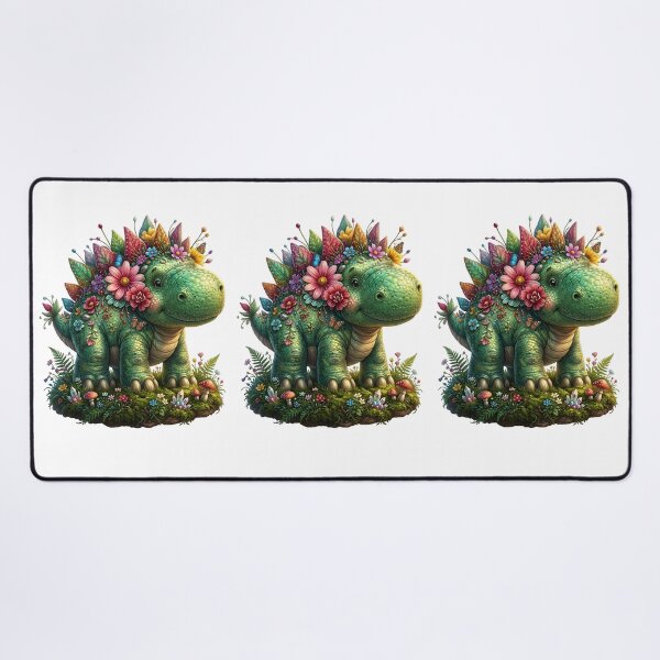 Item preview, Cottagecore Flower Crown Cute Dinosaur designed and sold by Sovereign Supply Co..