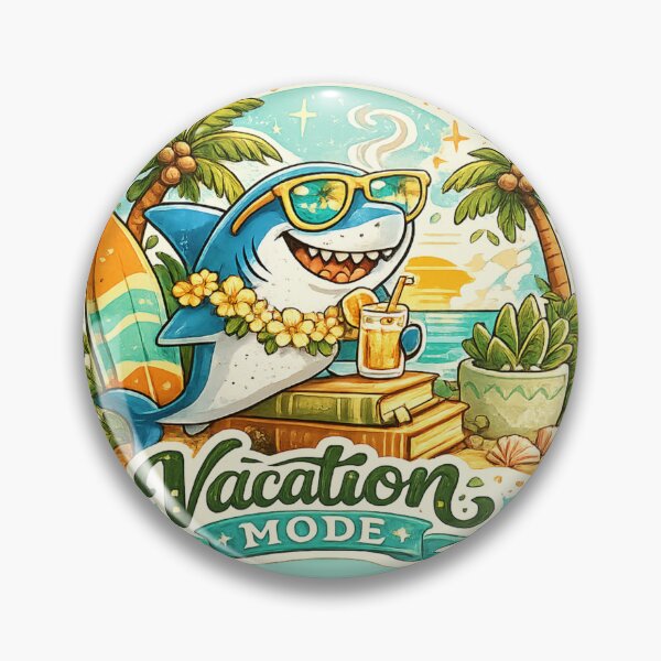 Item preview, Shark Week Vacation Mode designed and sold by 0606PM.