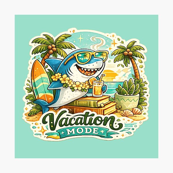 Artikelvorschau, Shark Week Urlaubsmodus entworfen und verkauft von 0606PM.
