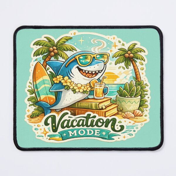 Item preview, Shark Week Vacation Mode designed and sold by 0606PM.