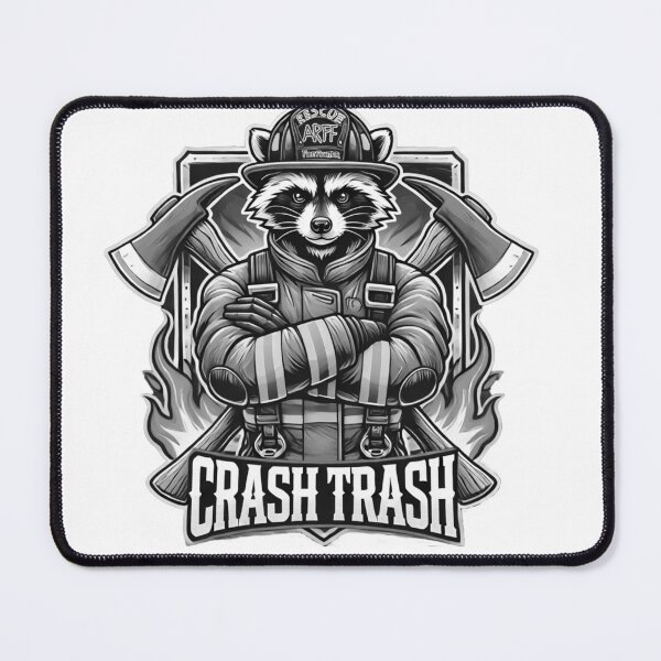Item preview, Crash Trash Gray Scale designed and sold by JKBprints.