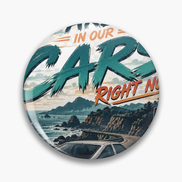 Item preview, We Are All In Our Cars Right Now – Coastal Drive JDM Retro Road Trip T-Shirt designed and sold by FantasyFlicker.