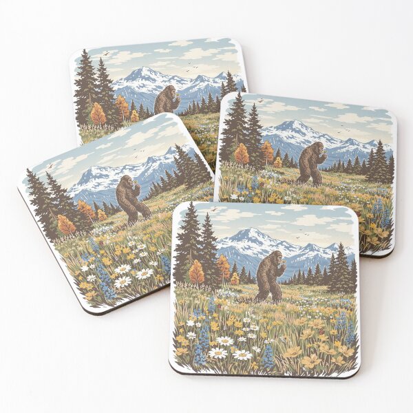 Item preview, Vintage Sasquatch, Funny Cryptid designed and sold by toongstudio.