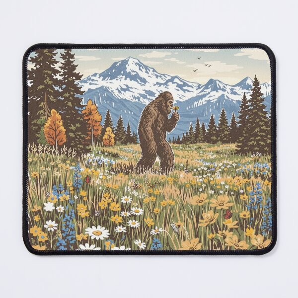 Item preview, Vintage Sasquatch, Funny Cryptid designed and sold by toongstudio.