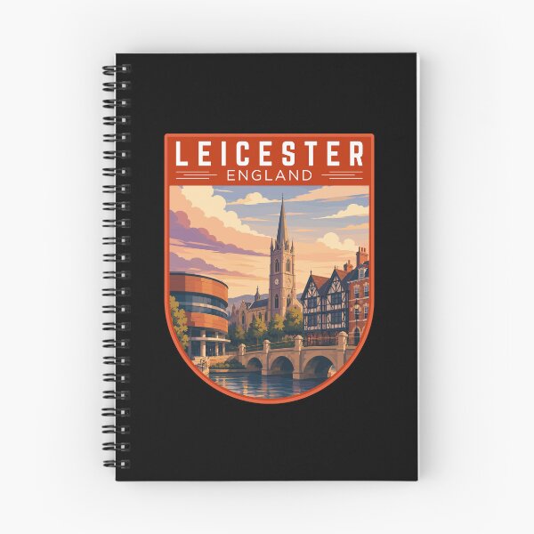 Item preview, Leicester (East Midlands) England, Vintage Travel Art Badge designed and sold by MaateoDesign.