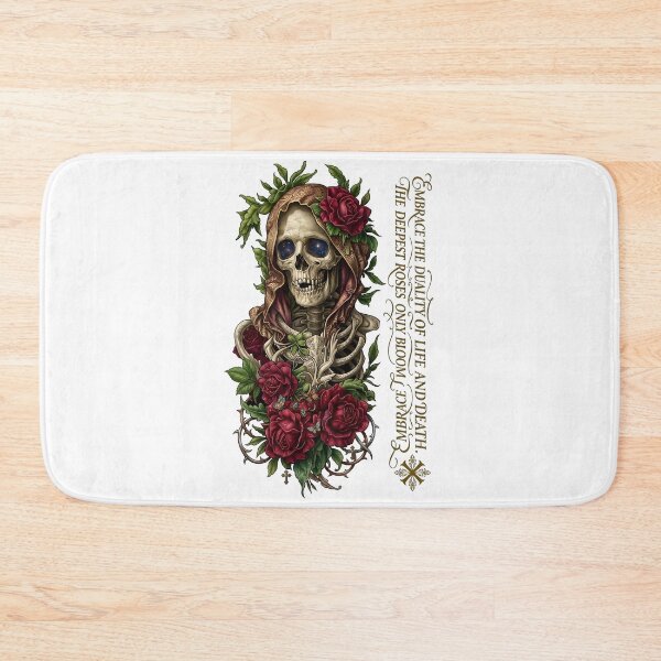 Item preview, Gothic Skull Shroud Red Rose designed and sold by Sovereign Supply Co..