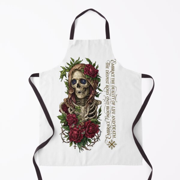 Item preview, Gothic Skull Shroud Red Rose designed and sold by Sovereign Supply Co..