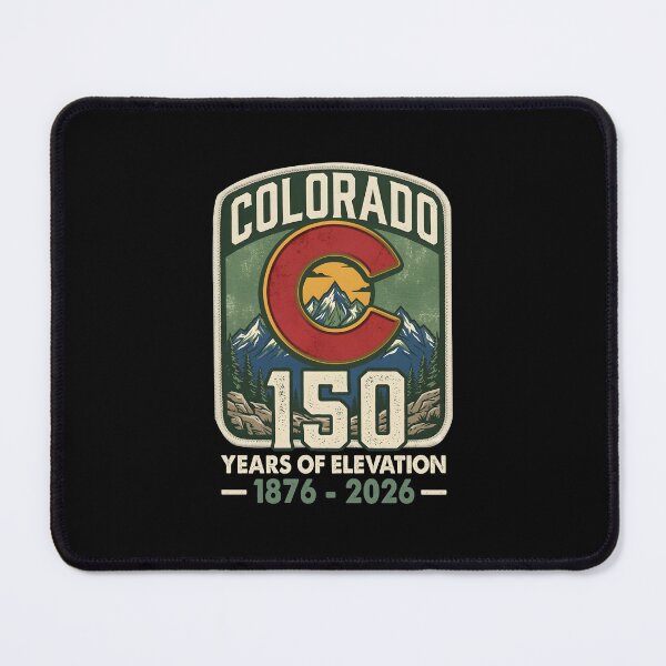 Item preview, Colorado 150 Years of Elevation - 2026 Anniversary Badge designed and sold by FernaRoje.